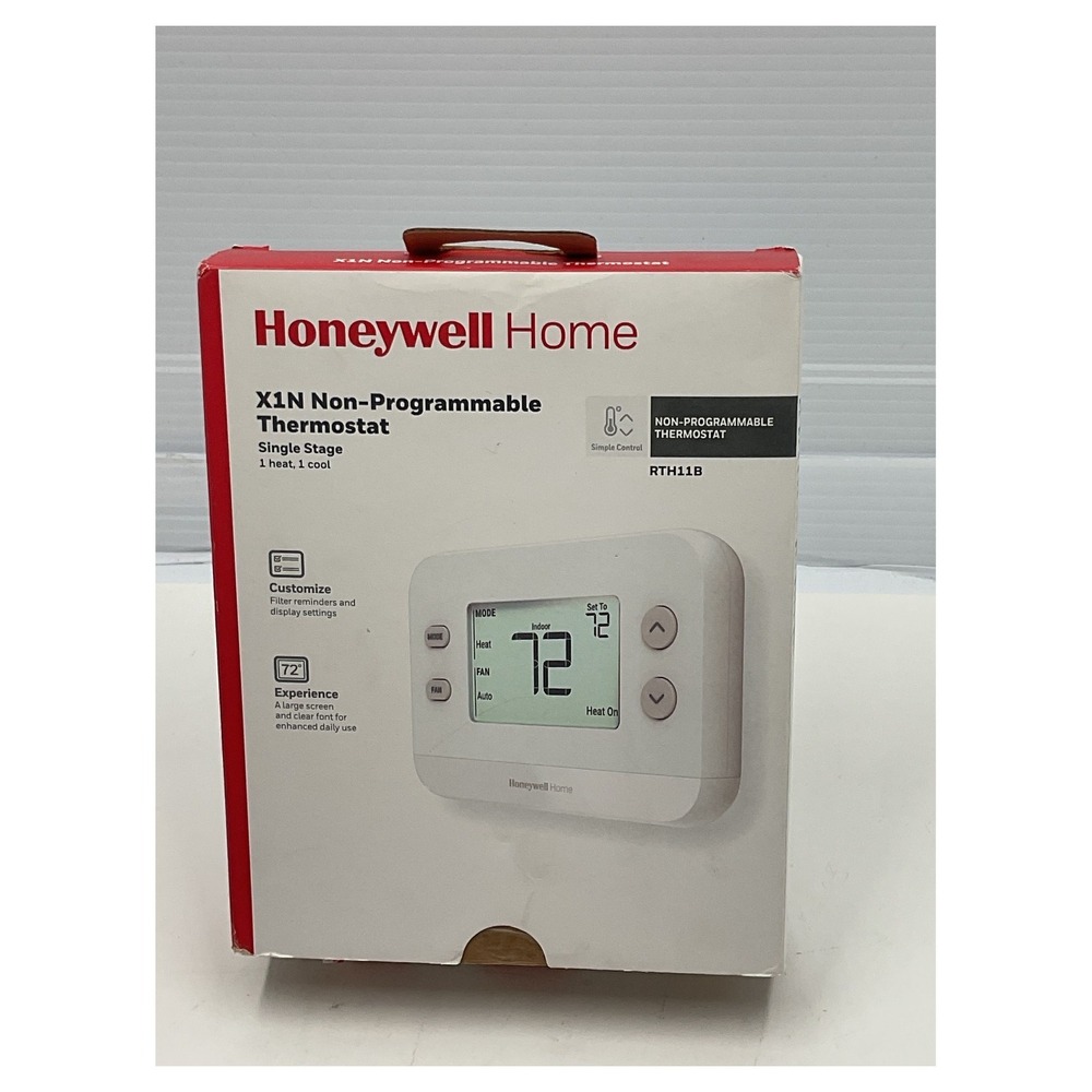 Honeywell Home RTH11B X1N Non-Programmable Digital Thermostat 1 Heat 1 Cool NEW